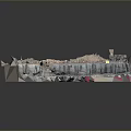 Monuments Ruins Realistic Game Items 3d model