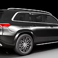 Black Luxury SUV Featuring Modern Exterior Design Sleek Body And Alloy Wheels