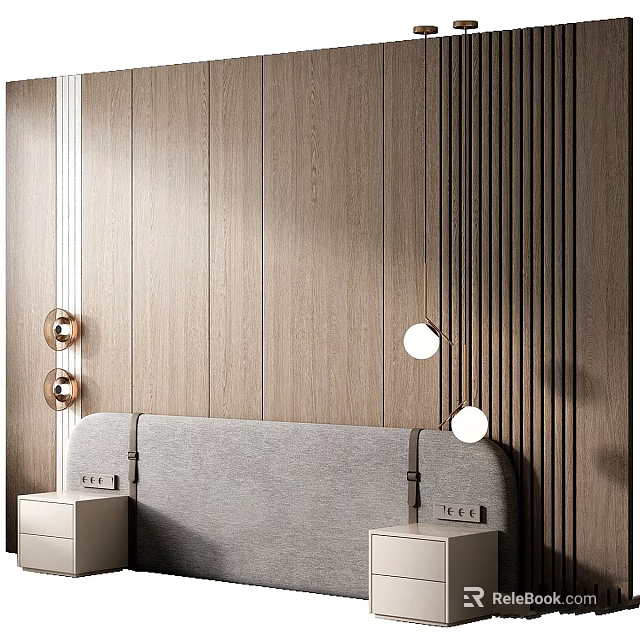 Modern Open Kitchen Interior Design With Island Counter And Appliances 3d model