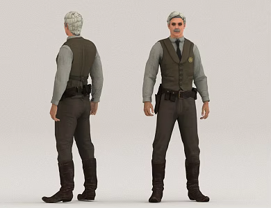 man character 3d model