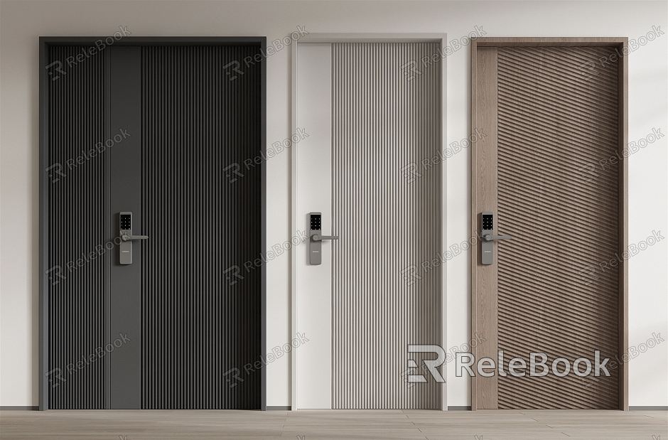 Modern security door entry door letter door model