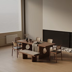 Modern table combination 3d model