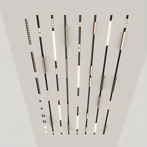 Magnetic lamp combination 3d model