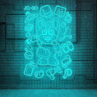 Modern decorative lights neon national tide lights 3d model