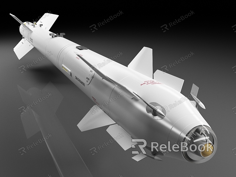 r73 missile air-to-air missile infrared guided missile bomb weapon model