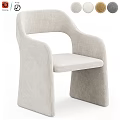 Modern Beige Single Chair With Sleek Design And Soft Velvet Upholstery