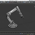 Mechanical Arm Intelligent Machine AI Intelligent Machine Technology Intelligent Machine Low Face Number Low Model Simple Model Game Sub-era Film and Television Super Realism 3d model