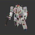 Mecha Warrior Mecha Soldier Machine Armor Mechanical Armor 3d model