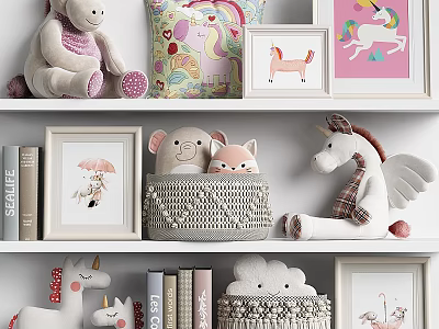 Toy Book Photo Frame Ornaments 3d model