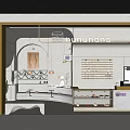 Nununana Milk Tea Shop Storefront With Modern Interior Counter And Display Shelves