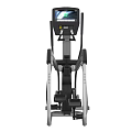 Modern Elliptical Trainer With Digital Display Metal Frame And Non Slip Pedals For Home Gym