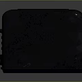 Black Modern Electronic Toaster With Sleek Surface And Contemporary Design