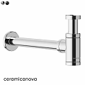 Chrome Metal Decorative Ornament Set For Bathroom Home Wall Mounted Rod Design
