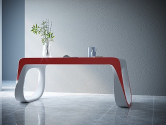 Modern Desk 3d model