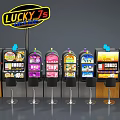 Entertainment equipment slot machine arcade gaming machine game machine video game 3d model