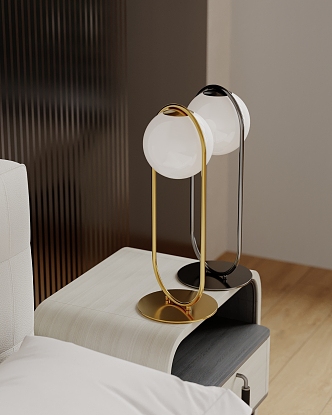 Table lamp table lamp side 3d model