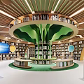 Library 3d model