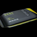 Black And Yellow Portable Power Bank With Digital Display For Charging