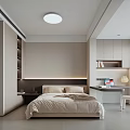Modern Minimalist Bright Living And Dining Room Interior Design With Comfortable Sofas And Art Decorations
