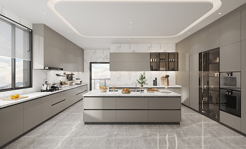 Modern Kitchen 3d model