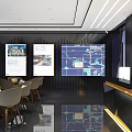 Modern Sales Center Exterior Design Of JINMAO PALACE With Glass Facade And Display Area