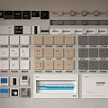 Modern Switch Panels With Various Designs Different Colors And Socket Combinations For Home Use 3d model