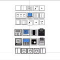 Electrical Switch Socket And Thermostat Control Panels With Temperature