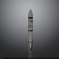 Modern Space Rocket Launch Vehicle With Detailed Structure For Exploration Missions