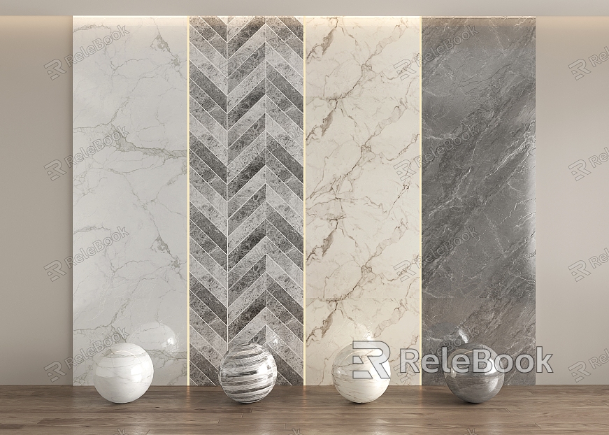 Marble Background Wall Marble Wall Panel Marble Wall Trim Panel model