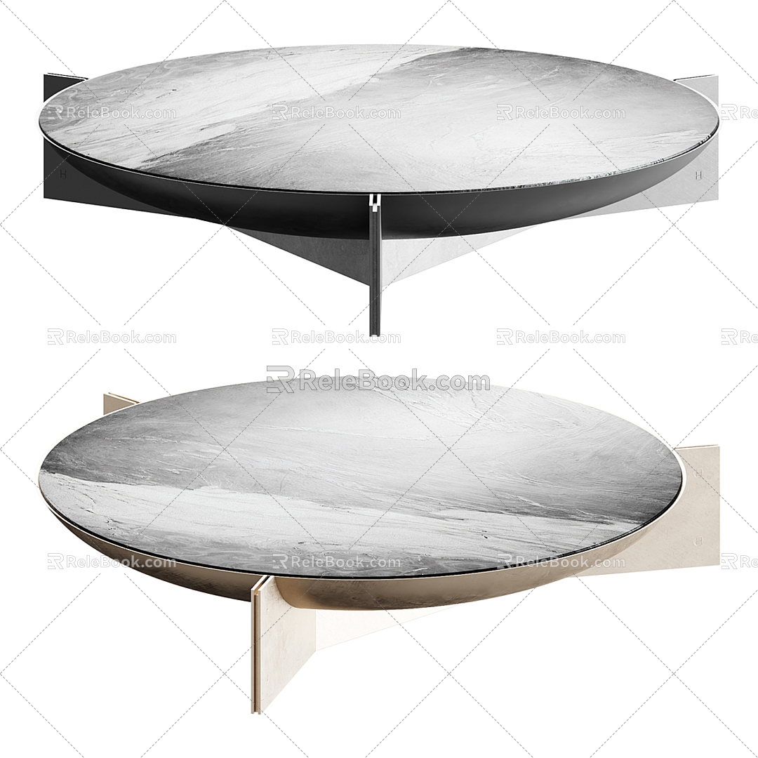 Henge modern coffee table 3d model