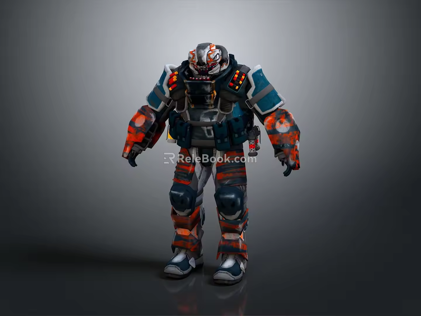 Mech Warrior Mech Soldier Machine Battlearm Mechanical Battlearm Machine Fighter Robot 3d model