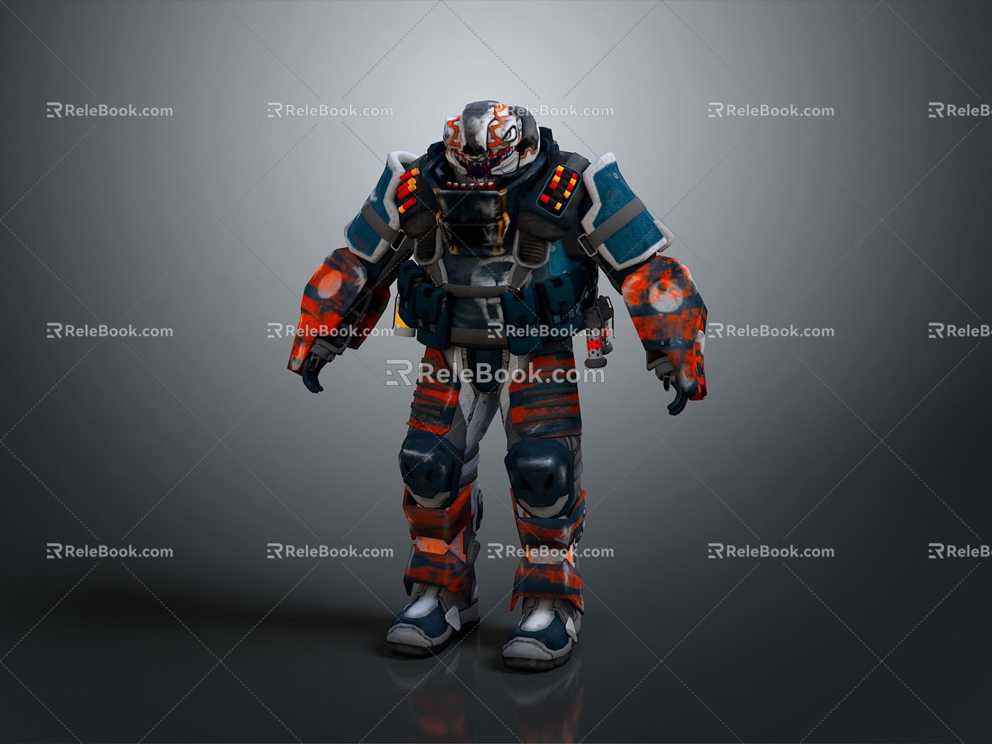 Mech Warrior Mech Soldier Machine Battlearm Mechanical Battlearm Machine Fighter Robot 3d model