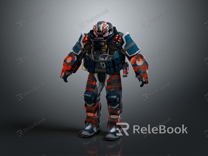 Mech Warrior Mech Soldier Machine Battlearm Mechanical Battlearm Machine Fighter Robot model