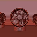 Modern Design Desktop Air Conditioner Fans in Black Pink White Colors