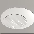 Modern Flush Mount Ceiling Lights With Wave Texture And Various Shapes For Contemporary Spaces 3d model