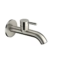 Modern Stainless Steel Wall Mounted Single Handle Faucet With Sleek Design