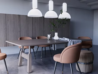 Modern Style Restaurant 3d model
