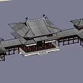 Chinese Ancient Landscape Architecture 3d model