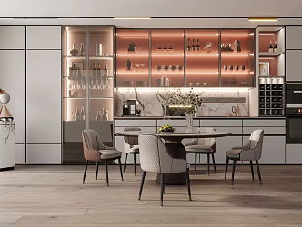 Modern Restaurant 3d model