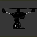 Professional Hexacopter Drone Design With Integrated Camera And Rotor Blades Structure