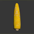 Fresh Yellow Sweet Corn Cob With Juicy Kernels As Healthy Natural Food Choice