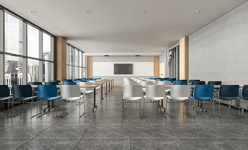 Modern Conference Room 3d model