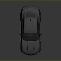 Gray Two Door Sports Car With Aerodynamic Design And Black Wheels