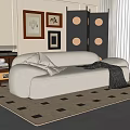 Middle-style multiplayer sofa 3d model