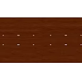 Modern Wooden Brown Conference Table With Simple Design And Sturdy Base