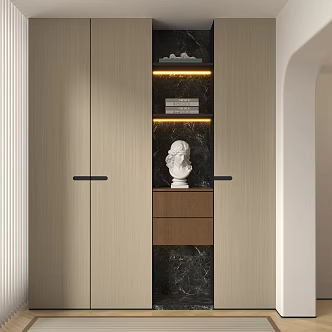 Balcony Cabinet Modern Decorative Cabinet 3d model