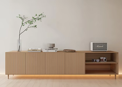 Modern TV Cabinet Decorative Cabinet 3d model