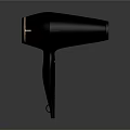 Professional Black Modern Hair Dryer With Powerful Motor And Efficient Drying