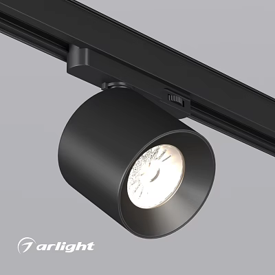 Modern Black Track Spotlights with Illuminated Design for Ceiling Indoor Lighting 3d model