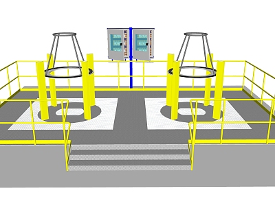 Modern industrial equipment factory cabinet electrical operation platform model